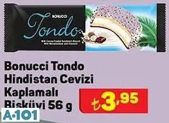 BONUCCİ TONDO HİNDİSTAN CEVİZİ KAPLAMALI BİSKÜVİ